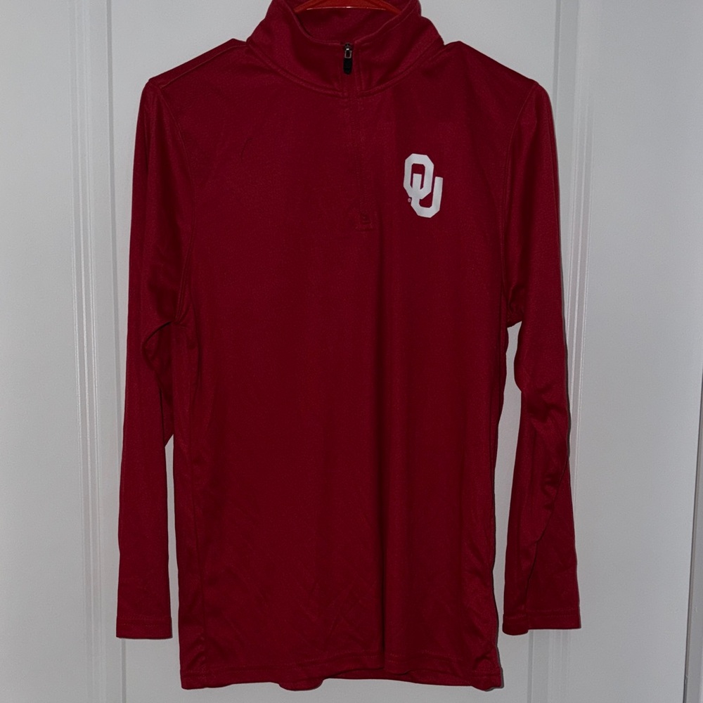 Top of the World Red 1/2 Zip
